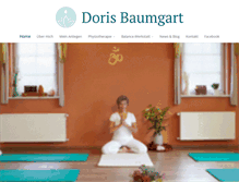 Tablet Screenshot of doris-baumgart.de